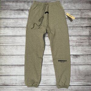 NEW Fear of God Essentials Sweatpants Dark Oatmeal